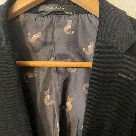 Ralph Lauren black corduroy sport Size 46R - Picture 2 of 6